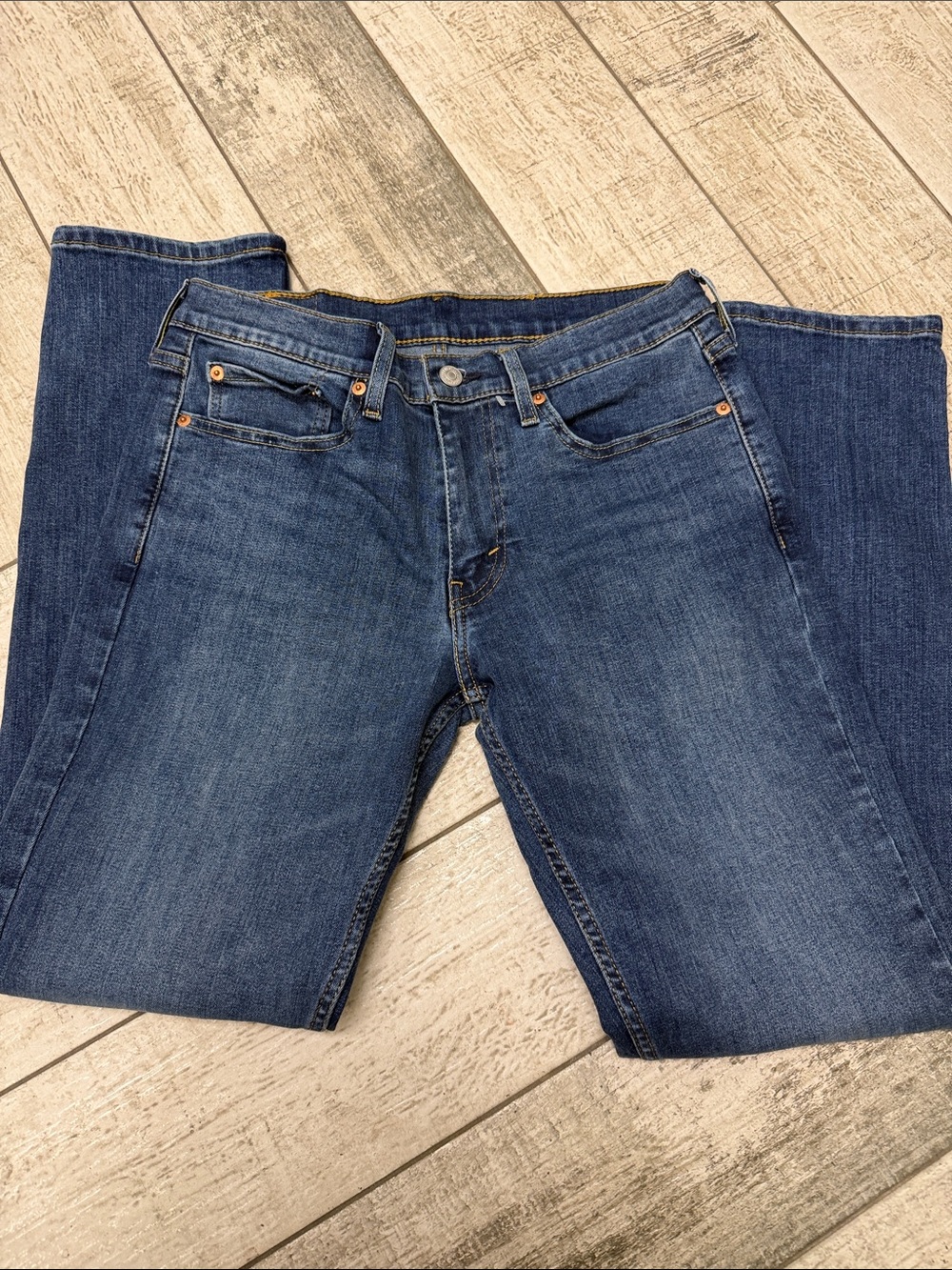 Levi's 511 Slim Straight Jeans - Blue - Picture 2 of 4
